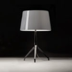 Angers Nantes Cholet Saumur Icones Kartell Lampe a poser Lumiere Lumière XXL aluminium chromé noir Foscarini  Rodolfo Dordoni 4