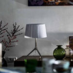 Angers Nantes Cholet Saumur Icones Kartell Lampe a poser Lumiere Lumière XXL aluminium chromé noir Foscarini  Rodolfo Dordoni 5