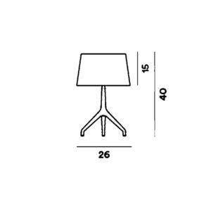 Angers Nantes Cholet Saumur Icones Kartell Lampe a poser Lumiere Lumière XXS aluminium chromé noir Foscarini Blanc Rodolfo Dordoni 9