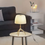 Angers Nantes Cholet Saumur Icones Kartell Lampe a poser Lumiere Piccola Blanc Chaud Foscarini champagne Rodolfo Dordoni 2