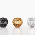 Angers Nantes Cholet Saumur Icones Kartell Lampe a poser mini Planet Gris Fumé Tokujin Yoshioka 3