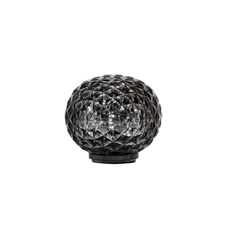 Angers Nantes Cholet Saumur Icones Kartell Lampe a poser mini Planet Gris fumé Tokujin Yoshioka 