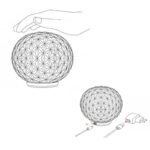 Angers Nantes Cholet Saumur Icones Kartell Lampe a poser mini Planet Gris fumé Tokujin Yoshioka 6