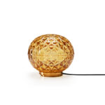 Angers Nantes Cholet Saumur Icones Kartell Lampe a poser mini Planet Jaune Or Tokujin Yoshioka 10