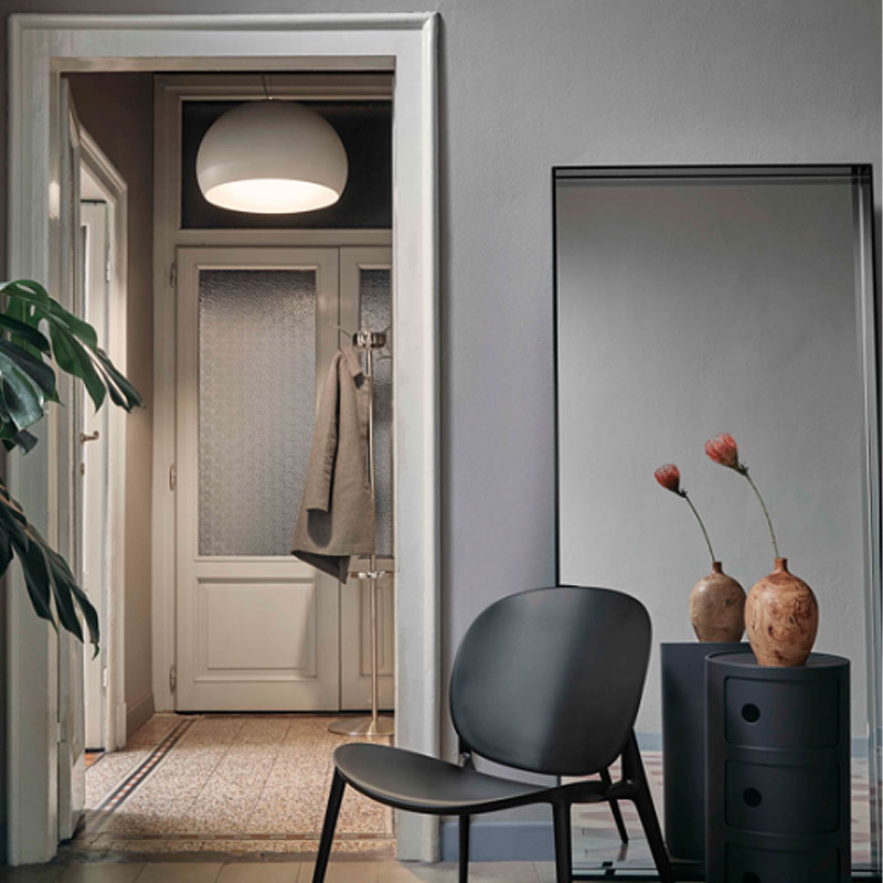 Angers Nantes Cholet Saumur Icones Kartell Miroir Only me Noir 180x80 Philippe Starck 05