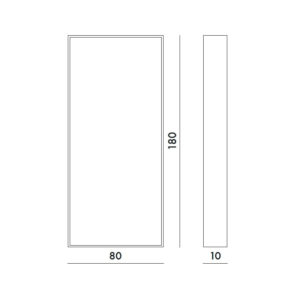 Angers Nantes Cholet Saumur Icones Kartell Miroir Only me Noir 70x50 Philippe Starck 6