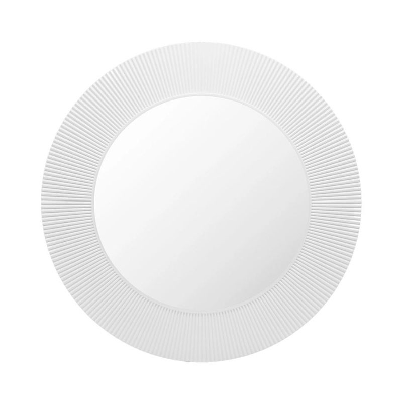 Angers Nantes Cholet Saumur Icones Kartell Miroir rond All saints blanc brillant Ludovica et Roberto Palomba 