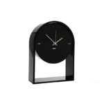 Angers Nantes Cholet Saumur Icones Kartell Objet deco Air du temps Horloge transparent noir brillant Eugeni Quitllet 1