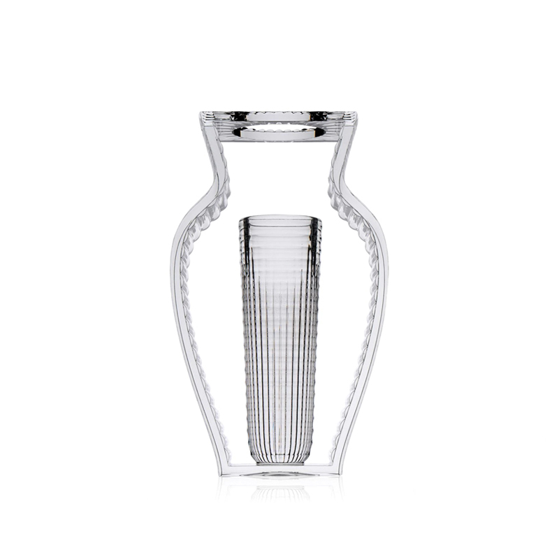 Angers Nantes Cholet Saumur Icones Kartell Objet deco vase I Shine cristal transparent Eugeni Quitllet 