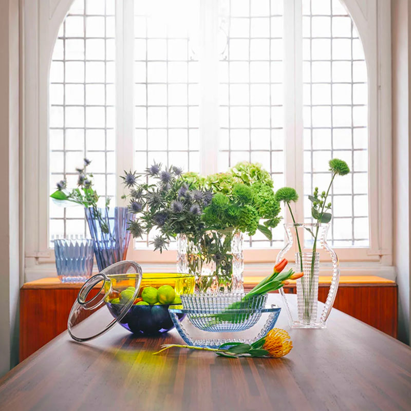 Angers Nantes Cholet Saumur Icones Kartell Objet deco vase I Shine cristal transparent Eugeni Quitllet 1