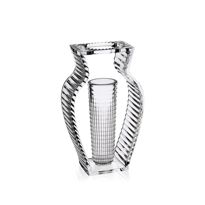 Angers Nantes Cholet Saumur Icones Kartell Objet deco vase I Shine cristal transparent Eugeni Quitllet 10