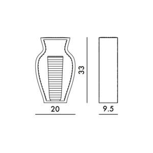 Angers Nantes Cholet Saumur Icones Kartell Objet deco vase I Shine cristal transparent Eugeni Quitllet 8
