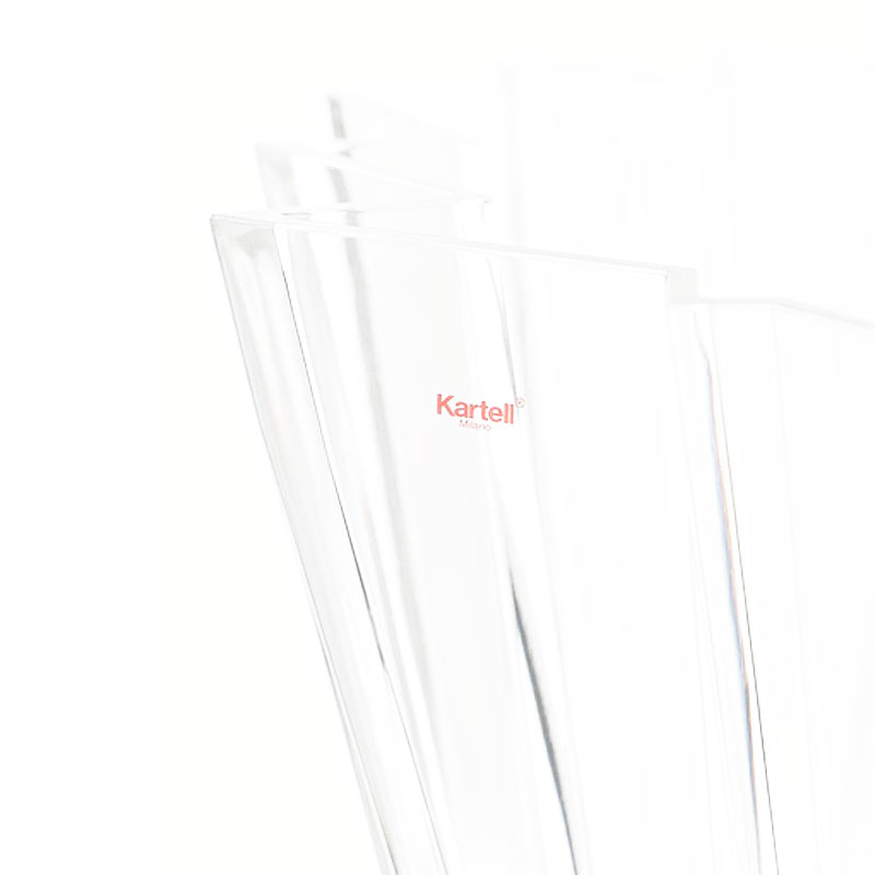 Angers Nantes Cholet Saumur Icones Kartell Objet deco vase Shangai cristal transparent mario bellini 1