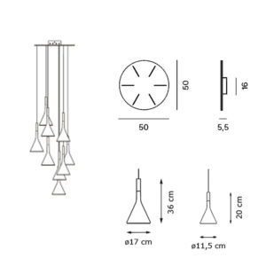 Angers Nantes Cholet Saumur Icones Kartell Suspension Applomb grappe Composition Paolo LUCIDI & Luca PEVERE 4