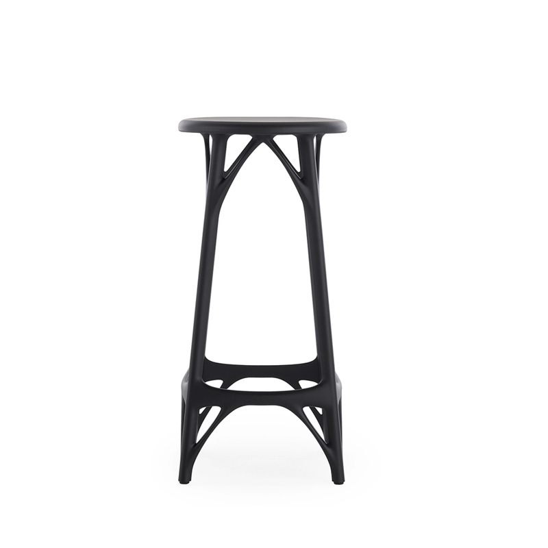 Angers Nantes Cholet Saumur Icones Kartell Tabouret Stool 65 Noir mat philippe starck 13