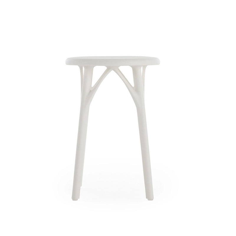 Angers Nantes Cholet Saumur Icones Kartell Tabouret Stool Bas Blanc mat philippe starck