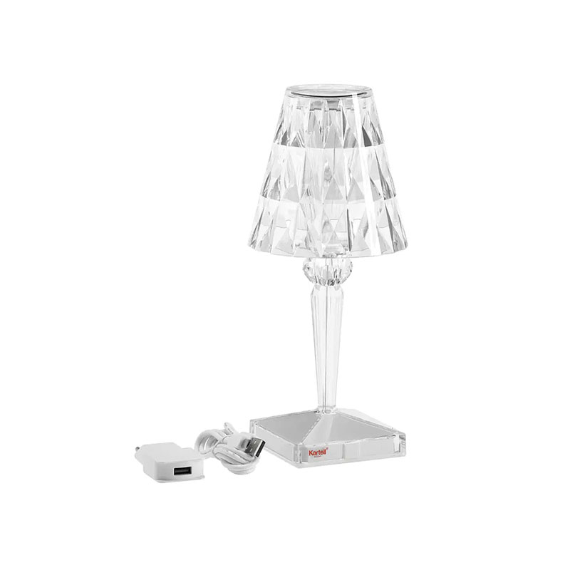 Angers Nantes Cholet Saumur Icones Kartell Tea lampe a poser Batterie Battery cristal Ferruccio Laviani 0