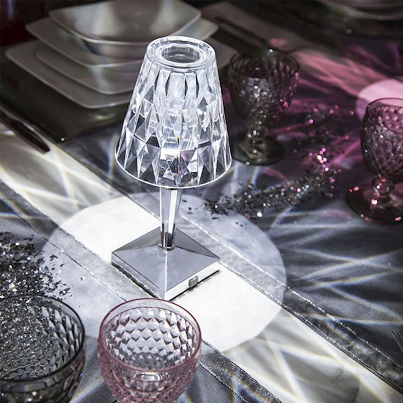 Angers Nantes Cholet Saumur Icones Kartell Tea lampe a poser Batterie Battery cristal Ferruccio Laviani 16