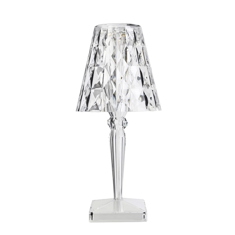 Angers Nantes Cholet Saumur Icones Kartell Tea lampe a poser Big Battery cristal Ferruccio Laviani 