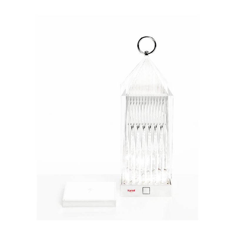 Angers Nantes Cholet Saumur Icones Kartell lampe a poser   Lantern cristal Fabio Novembre 2