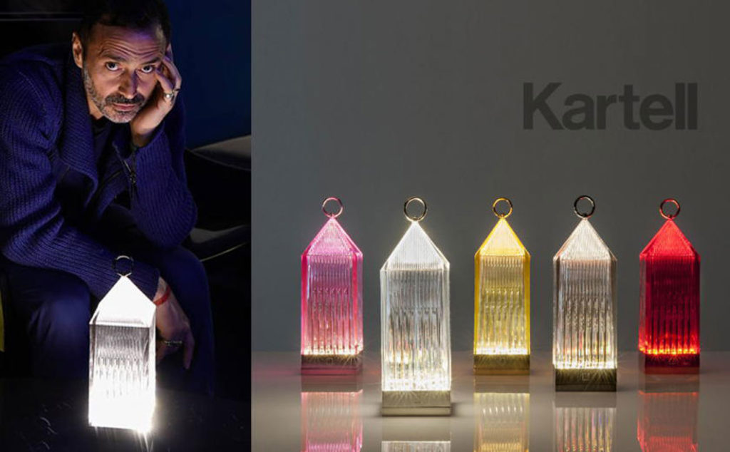 Angers Nantes Cholet Saumur Icones Kartell lampe a poser   Lantern cristal Fabio Novembre 3