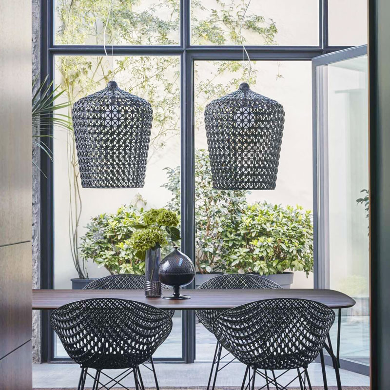 Angers Nantes Cholet Saumur Icones Kartell suspension Kabuki Noir Ferruccio Laviani 4