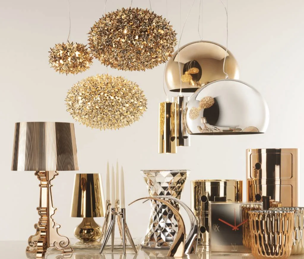 Angers Nantes Cholet Saumur Icones Kartell vase sceau glace Jelly chrome Or Patricia Urquiola 8