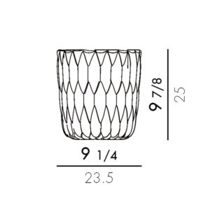 Angers Nantes Cholet Saumur Icones Kartell vase sceau glace Jelly cristal Patricia Urquiola 3