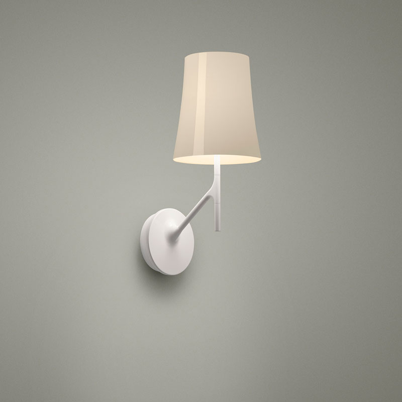 Angers Nantes Cholet Saumur Icones applique luminaire birdie foscarini blanc Ludovica et Roberto Palomba