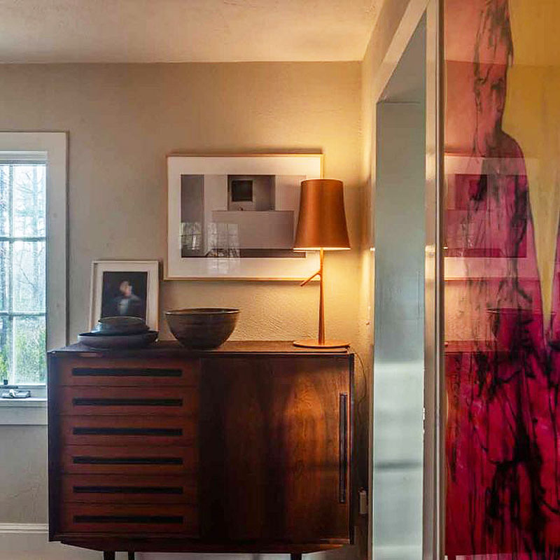 Angers Nantes Cholet Saumur Icones lampe a poser birdie cuivre picolla foscarini  Ludovica et Roberto Palomba