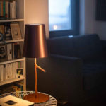 Angers Nantes Cholet Saumur Icones lampe a poser birdie cuivre picolla foscarini  Ludovica et Roberto Palomba 1