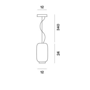 Angers Nantes Cholet Saumur Paris Bordeaux Poitiers Niort Tours Icones Foscarini Suspension Mini Chouchin vert mini Ionna Vautrin 0