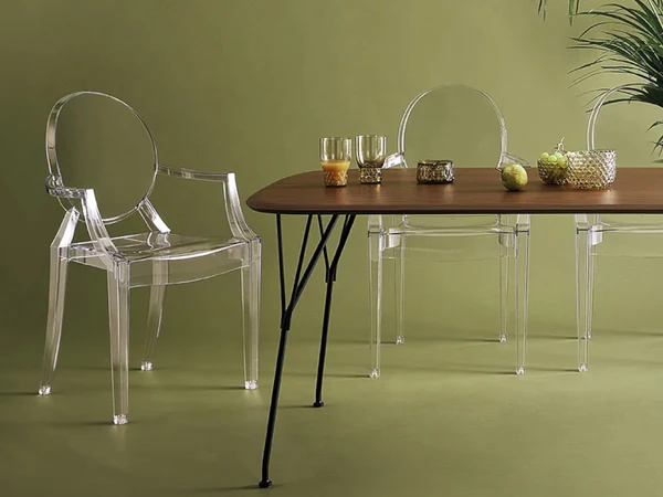 kartell viscount of wood rectangular table louis ghost 600x