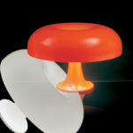 Angers Nantes Cholet Saumur Icones Artemide Lampe a poser Nesso Blanc Giancarlo Mattioli 15