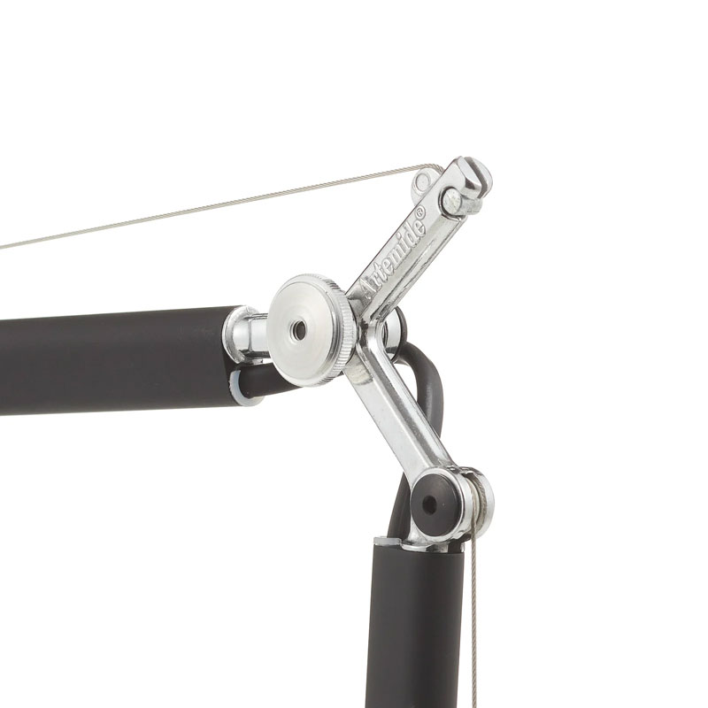 Angers Nantes Cholet Saumur Icones Artemide Lampe de bureau Tolomeo Micro Noir Mat Aluminium Michele De Lucchi 1