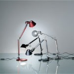Angers Nantes Cholet Saumur Icones Artemide Lampe de bureau Tolomeo Micro Noir Mat Aluminium Michele De Lucchi 7