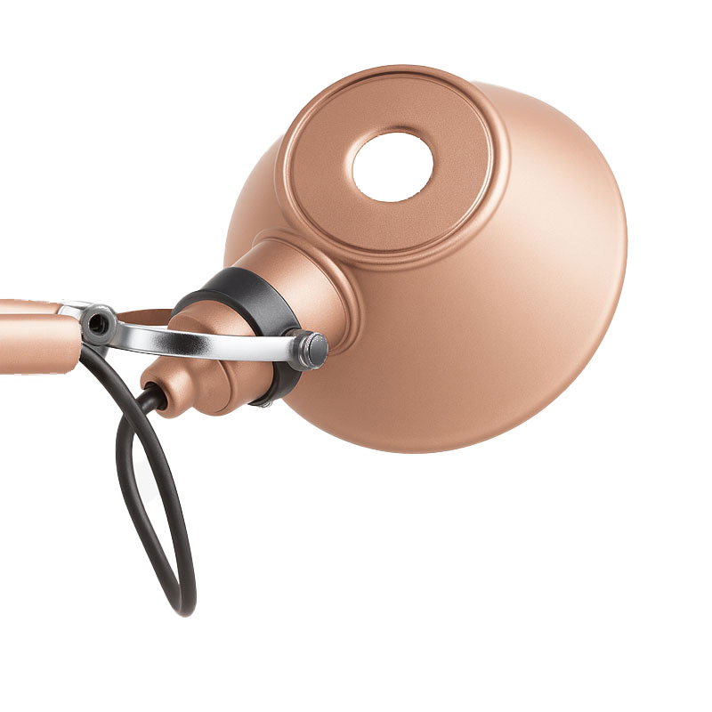 Angers Nantes Cholet Saumur Icones Artemide Lampe de bureau Tolomeo Micro cuivre brossé rAluminium Michele De Lucchi 02