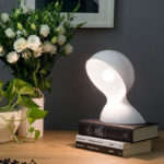 Angers Nantes Cholet Saumur Icones Artemide Lampe de table Dalu blanc Vico Magistretti 1