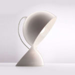 Angers Nantes Cholet Saumur Icones Artemide Lampe de table Dalu blanc Vico Magistretti 5