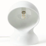 Angers Nantes Cholet Saumur Icones Artemide Lampe de table Dalu blanc Vico Magistretti 7