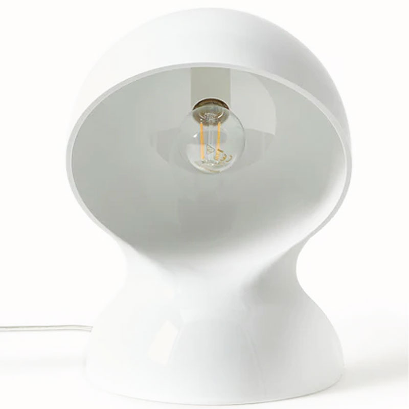 Angers Nantes Cholet Saumur Icones Artemide Lampe de table Dalu blanc Vico Magistretti 7