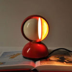 Angers Nantes Cholet Saumur Icones Artemide Lampe de table Eclisse Orange Vico Magistretti 3