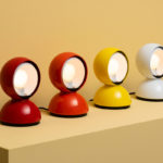 Angers Nantes Cholet Saumur Icones Artemide Lampe de table Eclisse Orange Vico Magistretti 4