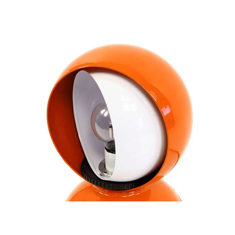Angers Nantes Cholet Saumur Icones Artemide Lampe de table Eclisse Orange Vico Magistretti 5