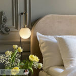 Angers Nantes Cholet Saumur Icones Artemide applique NH Wall laiton verre suspension Neri & Hu