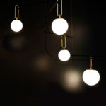 Angers Nantes Cholet Saumur Icones Artemide applique NH Wall laiton verre suspension Neri & Hu 5