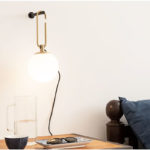 Angers Nantes Cholet Saumur Icones Artemide applique NH Wall laiton verre suspension Neri & Hu 8