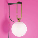 Angers Nantes Cholet Saumur Icones Artemide applique NH Wall laiton verre suspension Neri & Hu 9