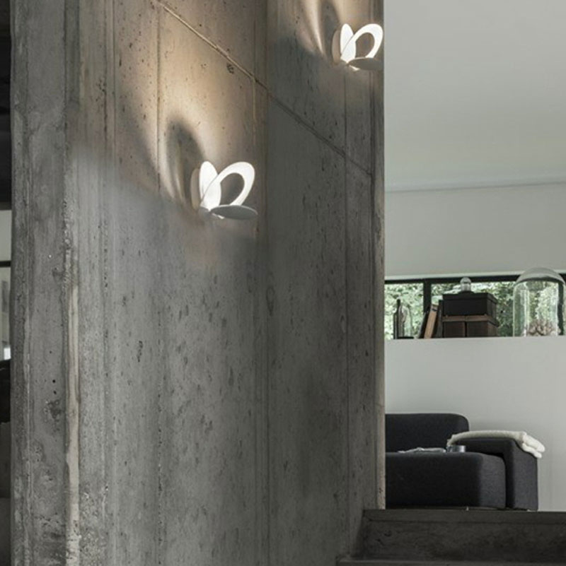 Angers Nantes Cholet Saumur Icones Artemide applique Pirce aluminium blanc Giuseppe Maurizio Scutellà 10