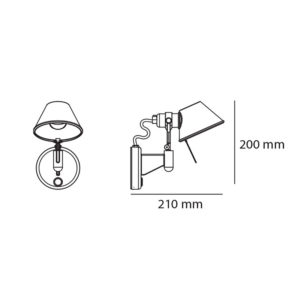 Angers Nantes Cholet Saumur Icones Artemide applique Tolomeo Faretto Aluminium Michele De Lucchi 10